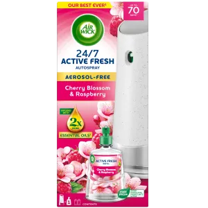 Cherry Blossom & Raspberry Aerosol-Free Automatic Spray Kit