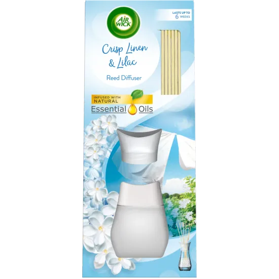 Crisp Linen & Lilac Essential Oils Reeds Diffuser 42ml