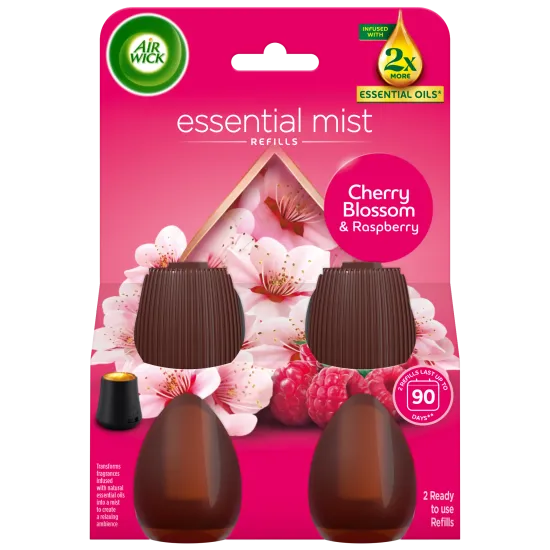 Cherry Blossom & Raspberry Essential Mist Twin Refill 20ml
