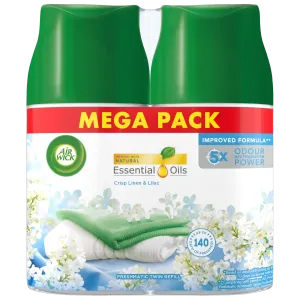 Crisp Linen & Lilac Freshmatic Autospray Twin refill 2x250ml